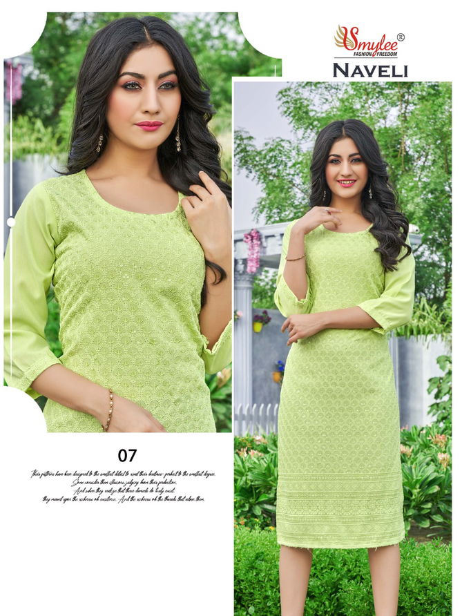 Rung Naveli New Exclusive Wear Designer Rayon Kurti Collection